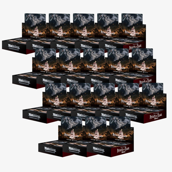 weiss schwarz attack on titan final season booster box Weiss Schwarz Booster Box: Attack on Titan: Final Season