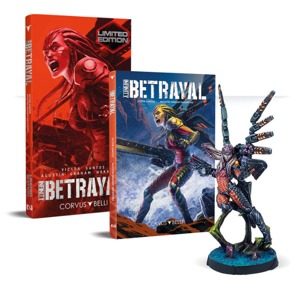 Infinity Betrayal Graphic Novel Limited Edition with Figure